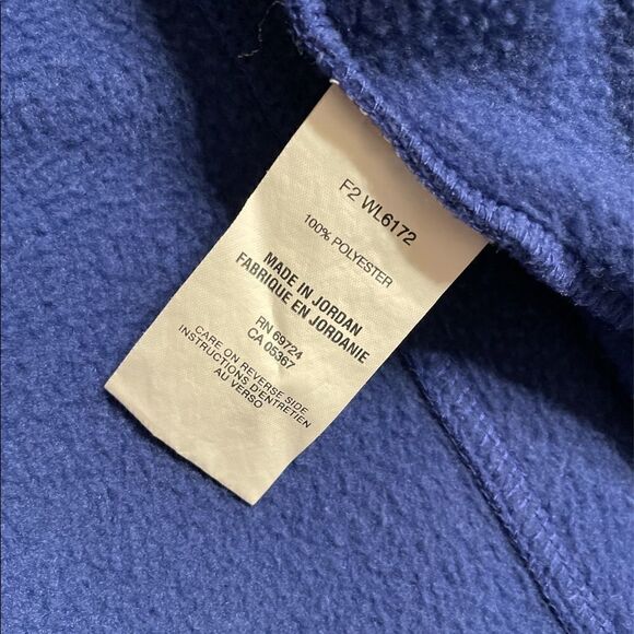 Columbia fleece jacket - Rich Blue Full zip size large - Picture 6 of 8